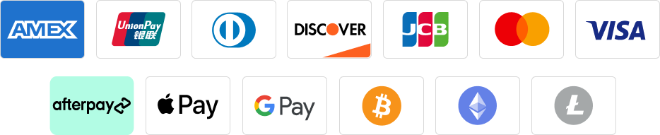 Payment methods footer
