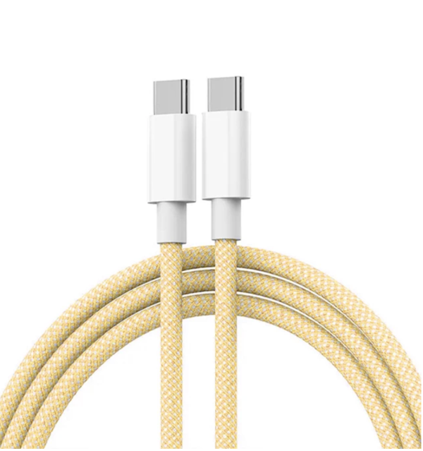 60W USB-C Braided Charging Cable (2M) - Image 3